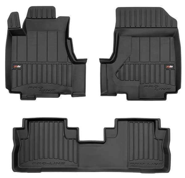 MÅTTER, DØRMÅTTER, GUMMIDØRMÅTTER, HONDA CR-V 3 III 2006-2012, 3D-TRUD