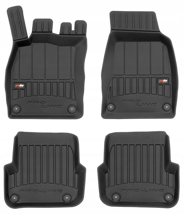 MATTOR GUMMIDÖRRMATTOR AUDI A6 C6 2006-2011 3D-TRÅG
