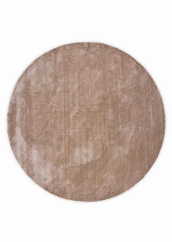 Brillo Beige Rund Beige Rund 200 cm