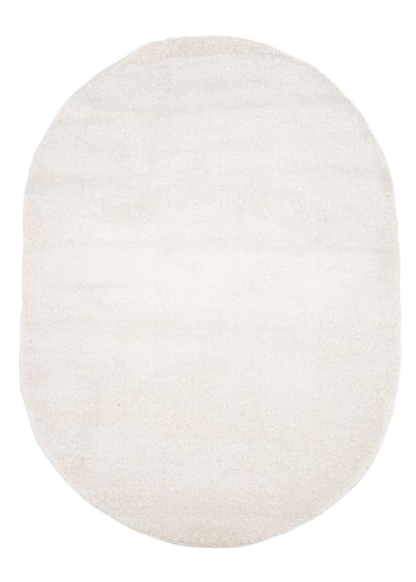 Nora Vit Oval Vit Oval 240x340 cm