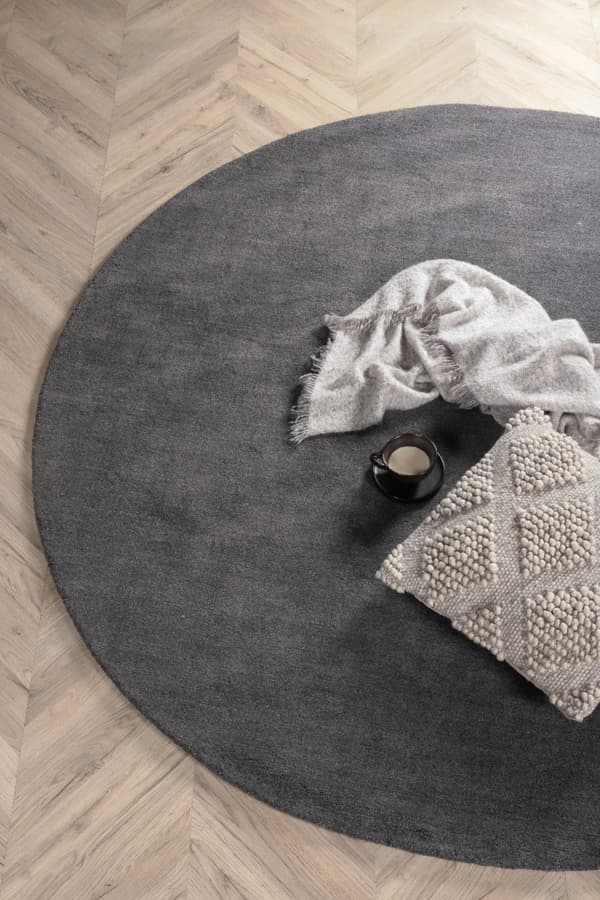 Aliora Mörkgrå Rund