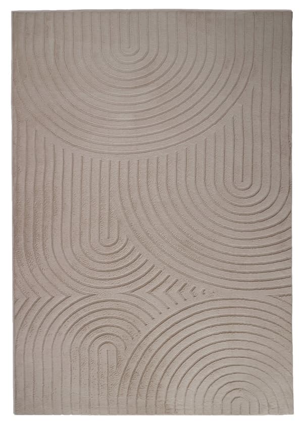 Tvättbar Pälsmatta Rabbit Bene Taupe Taupe 200x290 cm
