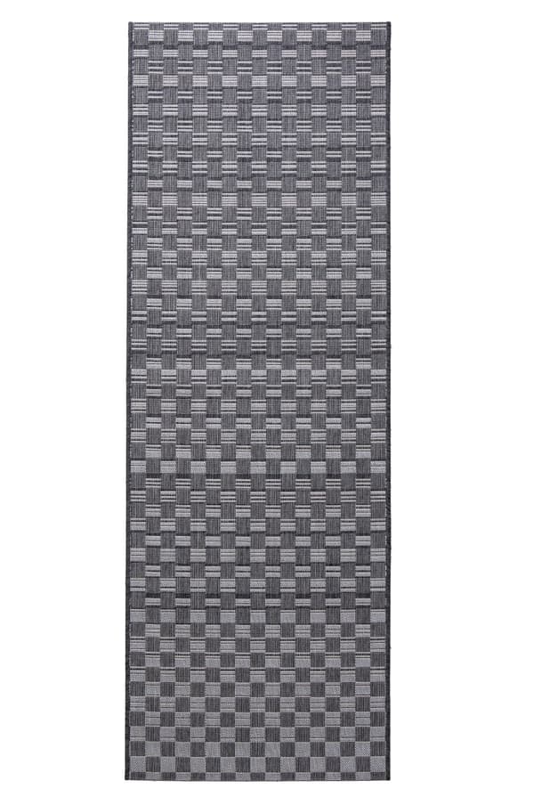 Gångmatta Lando Grå Grå 80x220 cm