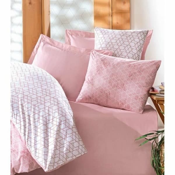 Dyne deksel sett Rosa 220 x 240 cm