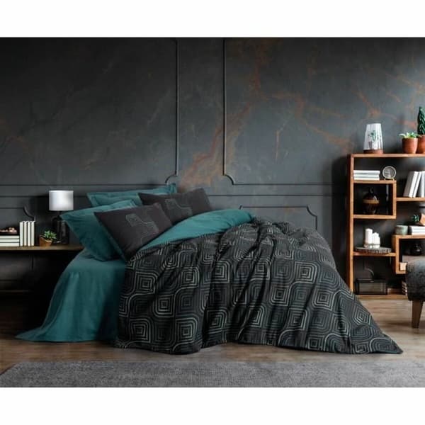 Dyne deksel sett Svart 220 x 240 cm