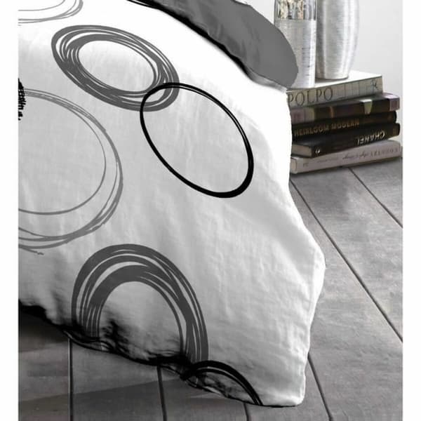 Täckslagsset HOME LINGE PASSION Audace Grå Ljusgrå 240 x 260 cm