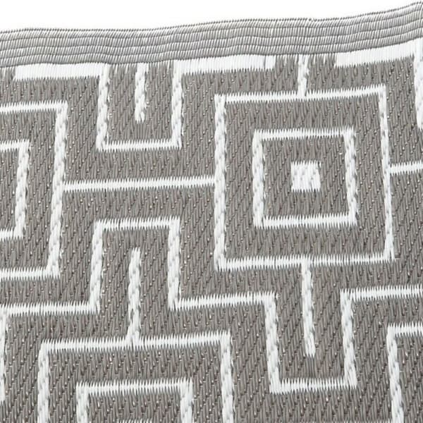Tæppe DKD Home Decor Grå Polypropylen (PP) (2 pcs)