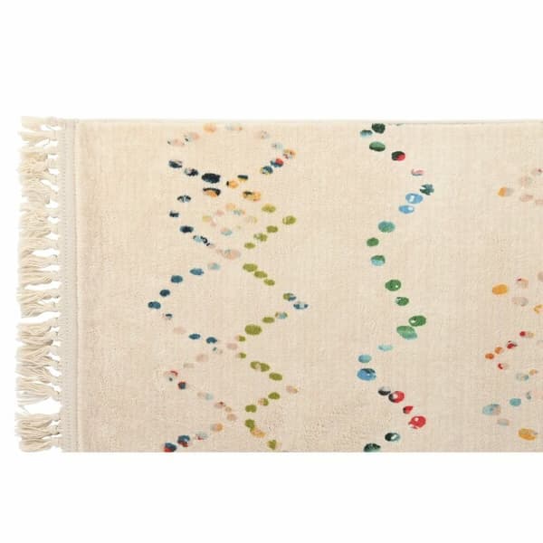 Tæppe DKD Home Decor 60 x 240 x 0,7 cm Polyester Multifarvet Romber