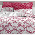 Miniatyrbild 5 av 5: Täckslagsset HOME LINGE PASSION Vit Bordeaux 240 x 260 cm