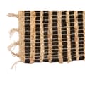 Miniatyrbillede 4 af 4: Tæppe Sort Natur Striber 60 x 1 x 90 cm (12 enheder)