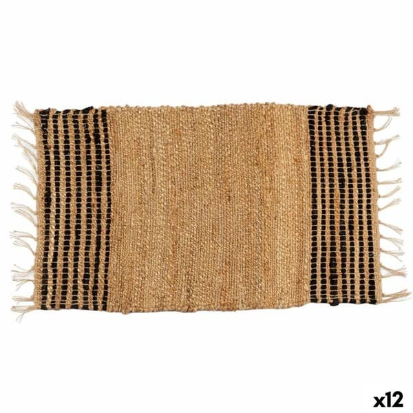 Tæppe 84862-CEEJAY Sort Natur 60 x 90 cm (12 enheder)