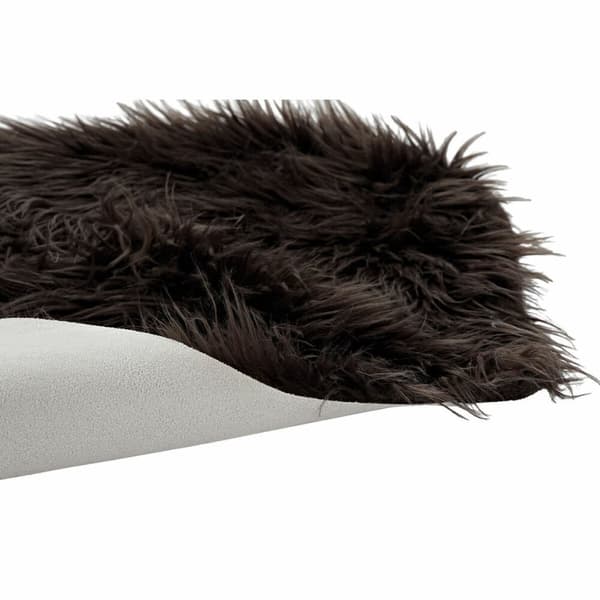Tæppe DKD Home Decor Brun Med hår 60 x 90 x 2 cm