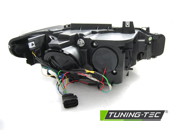 Strålkastare BMW F30/F31 LCI 15-18 ANGEL EYES LED DRL SVART
