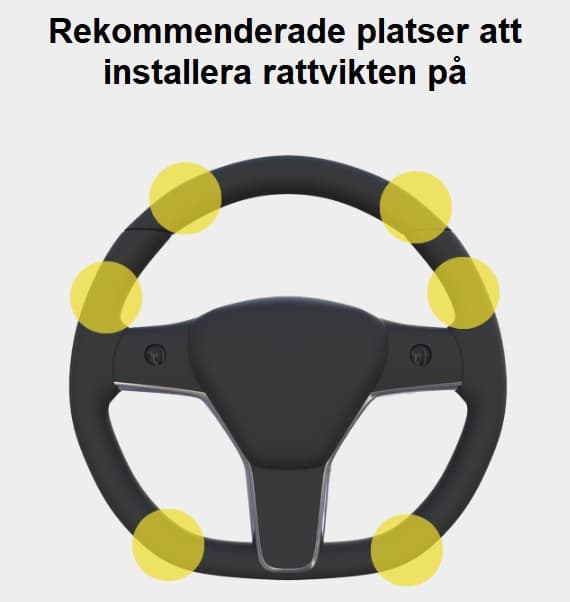 Rattvikt, Autopilot vikt för ratt, Tyngd för ratt