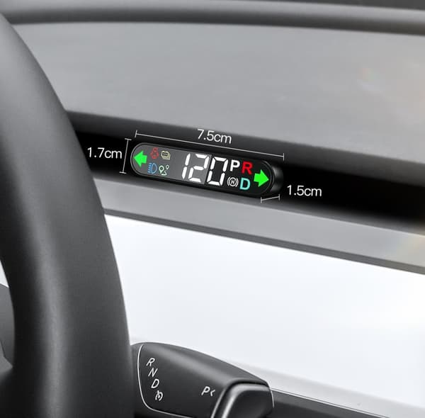 Tesla Model Y/3 hastighetsmätare, HUD, 3:e generationen, Tesla SpeedPRO Speedometer