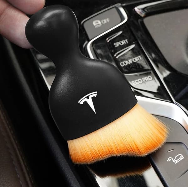 Tesla mjuk borste för att damma av