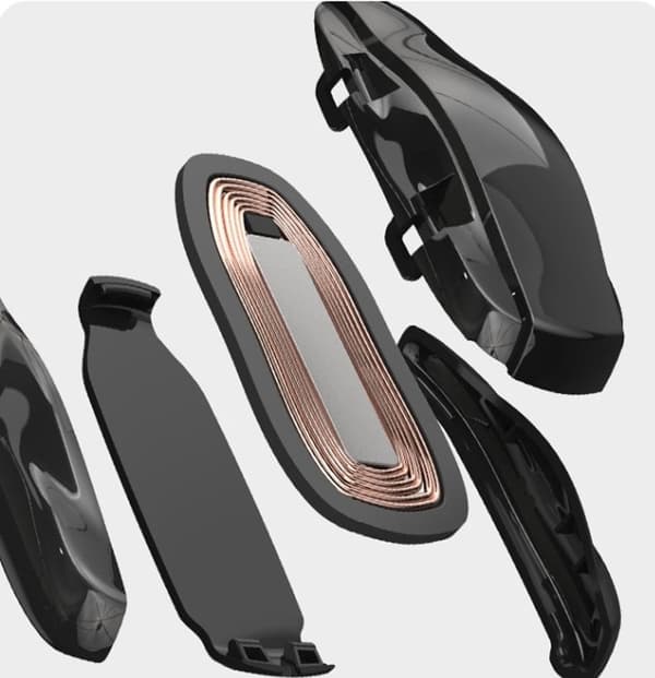 Tesla bilnyckel KEY FOB för Model Y & Model 3 - Röd
