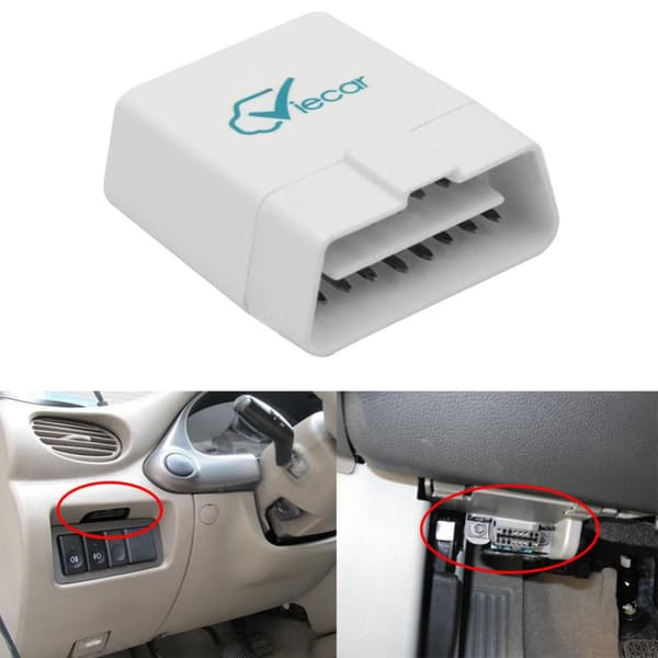 ELM 327 V1.5 PIC18F25K80 OBD 2 Bluetooth 4.0 for Android/IOS/PC OBD2 Scanner Automotriz Car Diagnostics Valkoinen työkalu