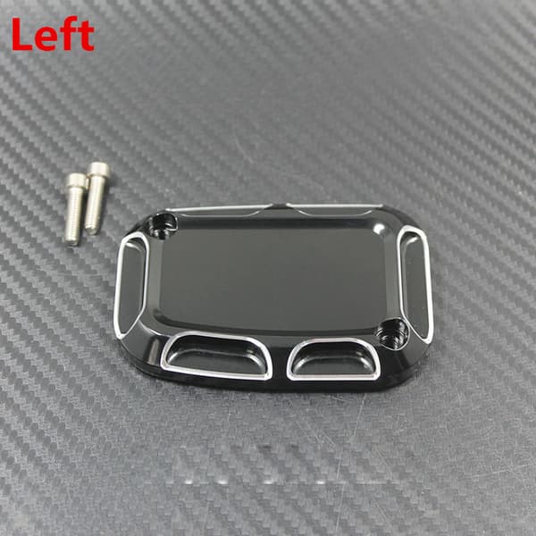 L&R Motorcycle Brake Master Cylinder Cover til Touring Road King Ultra Tri Street Glide Electra V-Rod Night Rod 2017 tilbage