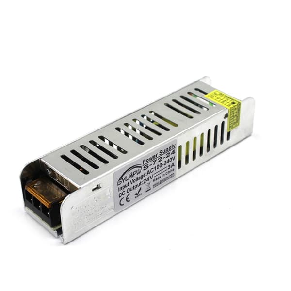 S-72-24 DC24V 72W 3A DIY Reglerad DC Switching Power Supply