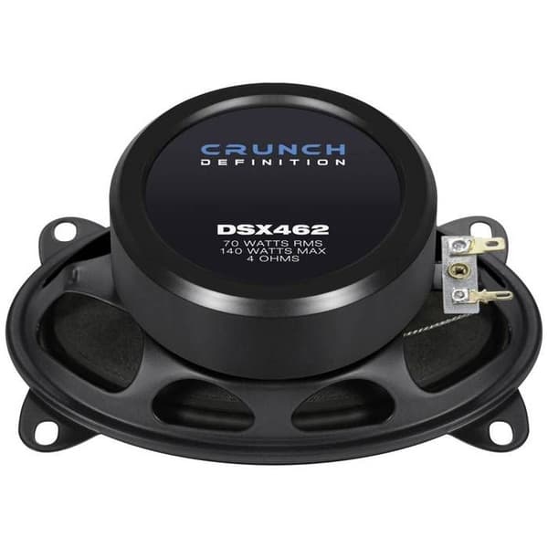 2 CRUNCH-HÖGTALARE DSX462 DSX 462 2-vägs koaxial 4" x 6" 10 x 15 cm 70 watt rms 140 watt max 4 ohm, per par