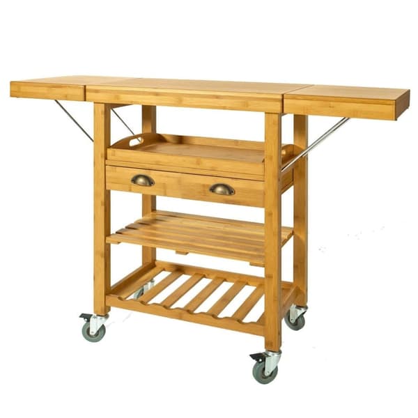 SoBuy köksö på hjul Sideboard vit Arbetsbord matsal och Kök FKW25-N SoBuy köksö på hjul Sideboard vit Arbetsbord matsal och Kök FKW25-N