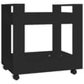 Miniatyrbilde 1 av 8: vidaXL Tralle til skrivebord svart 60x45x60 cm konstruert tre