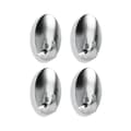 Miniatyrbillede 2 af 2: Metaltex Plakhaken 4 Stuks Verchroomd