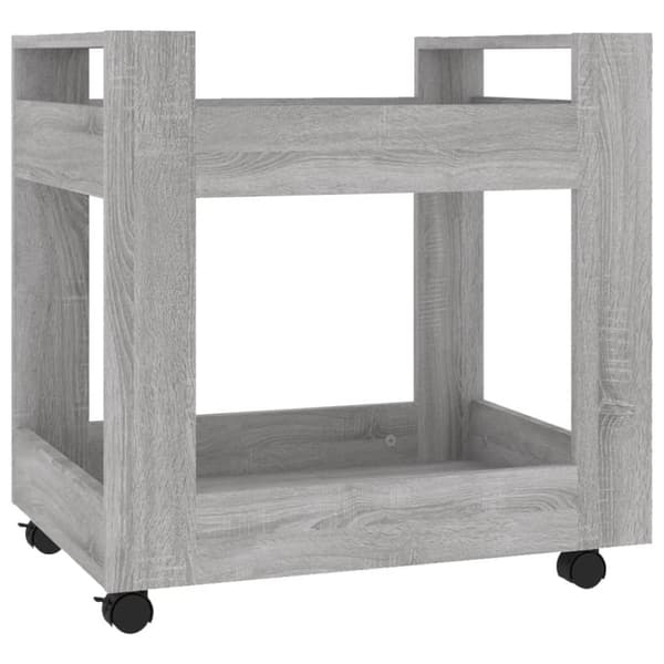 Kontorvogn 60x45x60 cm konstrueret træ grå sonoma-eg - Skrivebordsvogn - Skrivebordsvogne - Home & Living