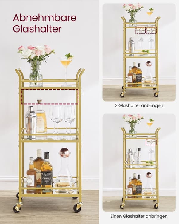 Servering af lastbil - 3 niveauer - med guldfarvede hjul