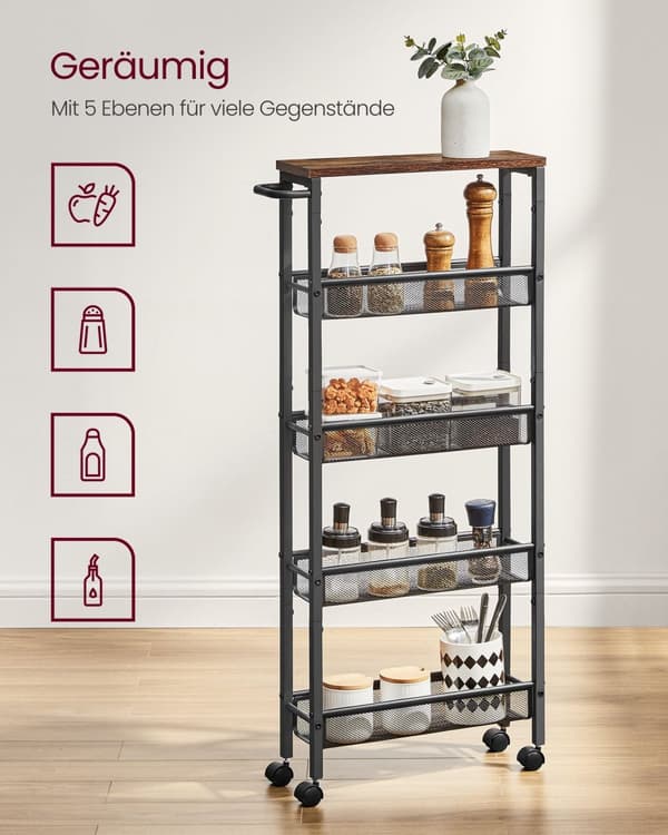 Vaunu-5-tasot-narrow-Vintage Brown-musta