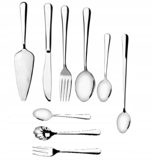 Boston middagsgafflar 3 st Silver