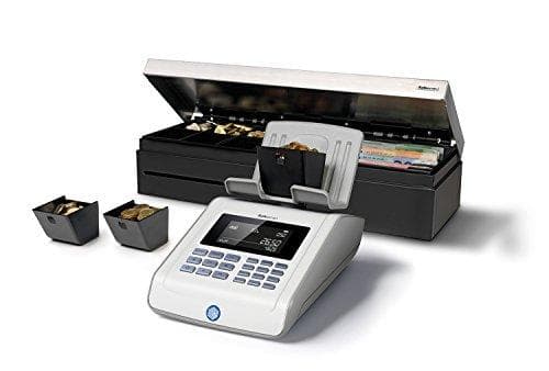 Safescan myntkoppsset 4617CC, vägbart, 8 st, svart standardtomvikt (33,5 g för varje kopp) för - 1 st (132-0647)