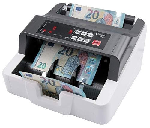 Olympia 947730887 pankkiautomaatti setelilaskurin harmaa (947730887)