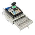 Miniatyrbillede 2 af 2: Elektronisk Kasseapparat, Dobbelt Skærm Display, Multi-Betalingssupport,Sort