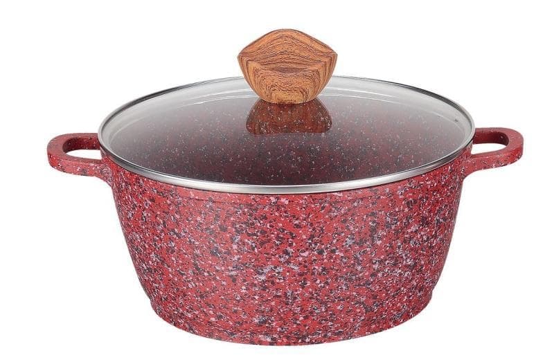MGC Granit Kastrull med lock induktion 28cm 6.7L