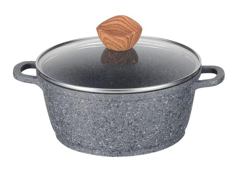 MGC Granit Kastrull med lock induktion 20cm 2.18L