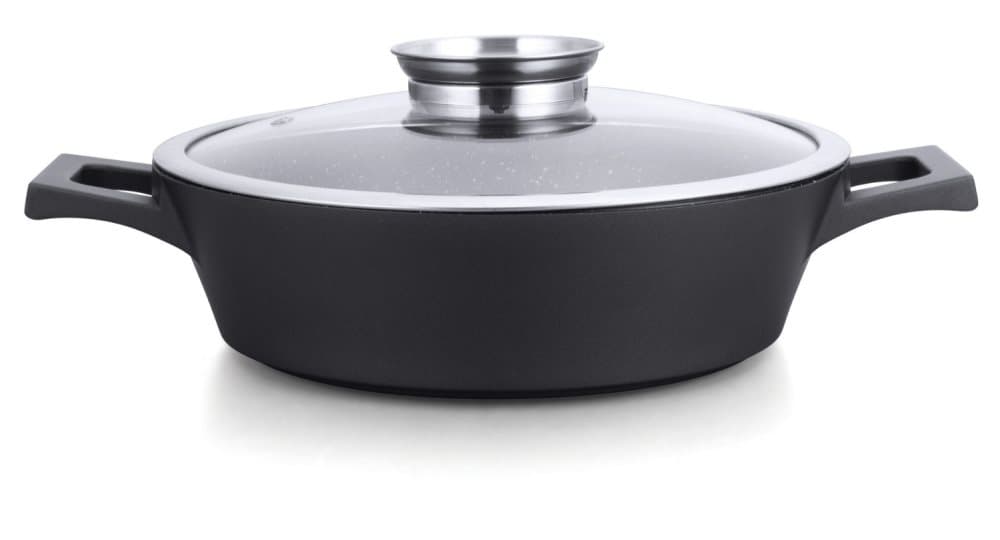 Royalty Line bred gryta med glaslock 36cm 7,9L induktion