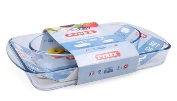 Set 2 x ugnsform PYREX 2 L + 3,7 L