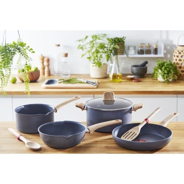 TEFAL G2662802 NATURAL FORCE kastrull 16 cm/1,5 L, Mineralia+ non-stick beläggning, alla värmekällor inklusive induktion