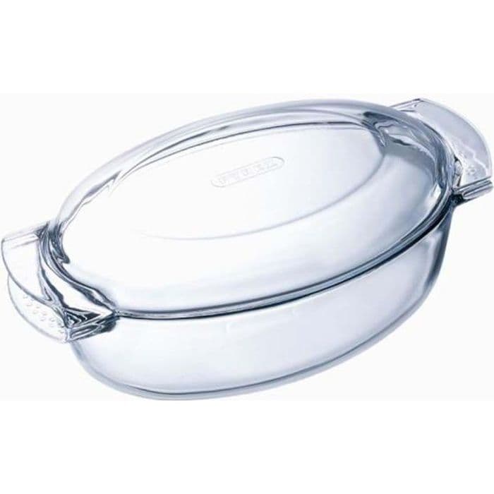 Pyrex Glas Oval Gryta 4,5 liter