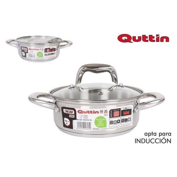 Gryta Quttin New Caesar Rostfritt stål Med lock - mått: 30 cm