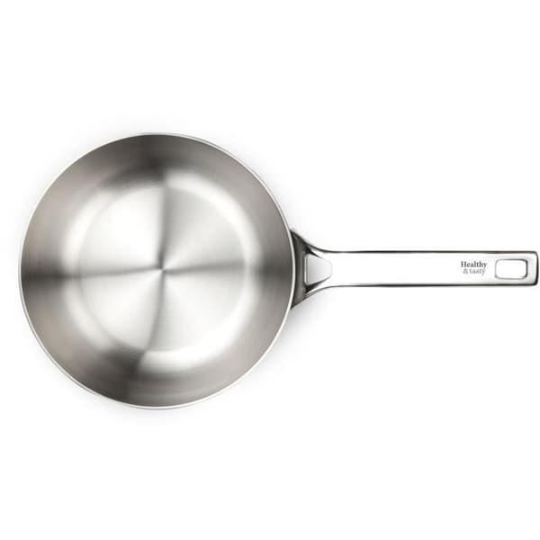 HALTHY &amp; SMY HT1002 Rostfri kastrull - Diameter 20 cm - Lämplig för ugnar upp till 240°C