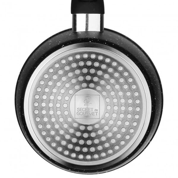 Smidd aluminium kastrull "Caractère" Secret de Gourmet - Smidd aluminium kastrull 16 cm