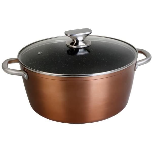 Kastrull - Wecook - Koppar 50270 - 28cm - Non-stick PFOA-fri - Lock av härdat glas