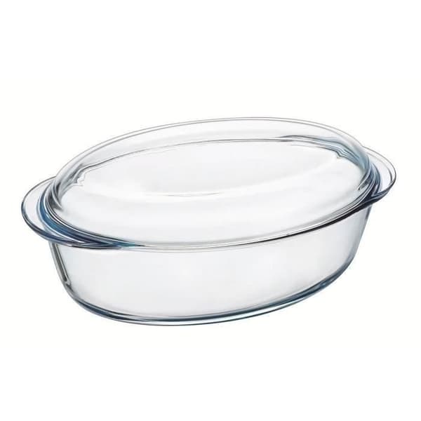 PYREX Essential oval cocotte 4 L transparent