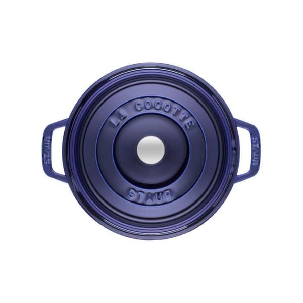 Staub Fonte - Cocotte - Ronde - Majolique Blå Intens - 20 cm - 1102091