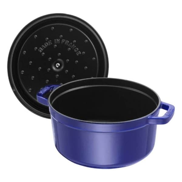 Staub Fonte - Cocotte - Ronde - Majolique Blå Intens - 20 cm - 1102091