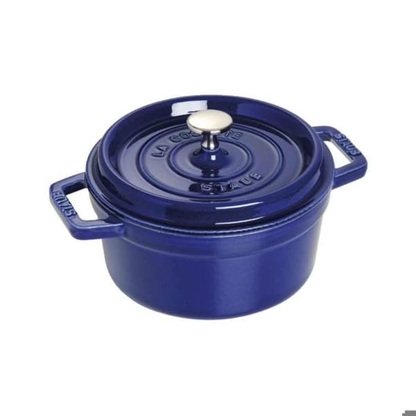 Staub Fonte - Cocotte - Ronde - Majolique Blå Intens - 20 cm - 1102091