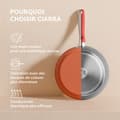 Miniatyrbild 5 av 6: Ciarra Beyond Stekpanna 26cm Wok-kastrull Induktion Alla värmare Non-Stick-beläggning Orange